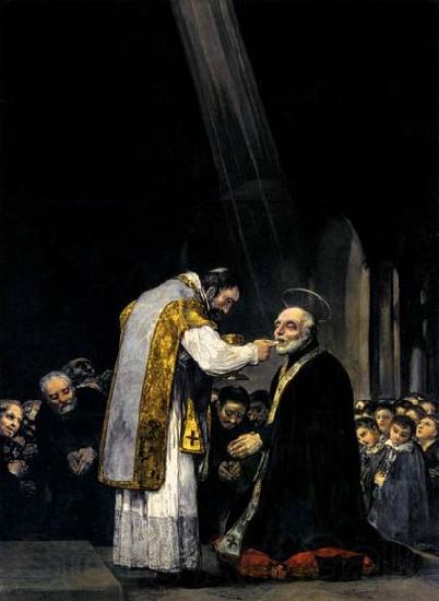 Francisco de goya y Lucientes The Last Communion of St Joseph of Calasanz Spain oil painting art